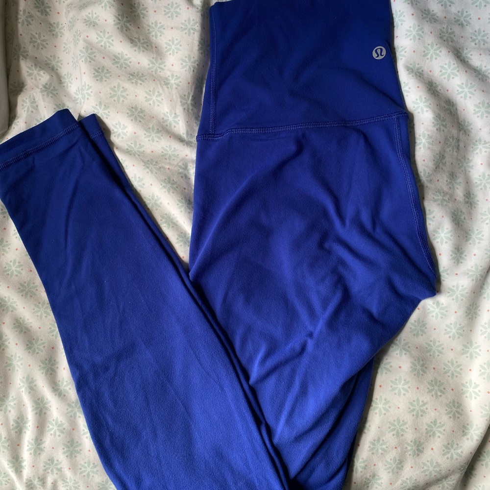 Royal blue lululemon leggings